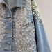 Women's Clothing Embellished Denim Jacket – Rhinestone & Beaded Cropped Coat For Women_mkmklike.com