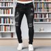 Men's Hip Hop Skinny Ripped Narrow Feet Slim Jeans Street Trend Brand Quality Denim Trend_mkmklike.com