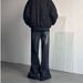 American Street Washed Vintage Jeans For Men, Loose Versatile, With Floor Hugging Feeling And A Clean Fit. Long Pants_mkmklike.com