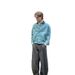 Autumn American Retro Washed Salted Distressed Short Wide Boxy Fit Cleanfit Men's Casual Jacket_mkmklike.com