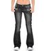 Retro Flare Jeans For Women – Mid-Rise Stretch Denim Pants With Slimming Fit_mkmklike.com