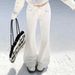 2026 Three-Proof Loose Flared Pants For Autumn And Winter, Simple Slimming Wide-Leg Cotton Versatile Women's New Denim_mkmklike.com