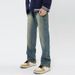 Streetwear Jeans – Oversized Straight-Leg Denim Pants With Vintage Wash (S-3XL, Retro Blue, Unisex Baggy Fit, Cotton Comfort, Urban Vibe Essential)_mkmklike.com