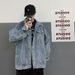 Men's Denim Men's Autumn Loose Korean Version, , Super Popular, Versatile, Brand Jacket, Trendy_mkmklike.com