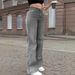 Light Blue Straight Leg Jeans For Women – Slim Fit Wide Leg Summer Pants, Flattering & Height-Extending Petite Styling_mkmklike.com