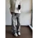 Men's & Women's Smoky Wash Jeans - Oversized Cleanfit Denim Pants (Vintage Splatter Edition)_mkmklike.com