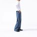 Men's Clothing Washed Structure Jeans Midweight Wide Leg Pants European American Minimalist Old Money Style Blue Black Cotton Jeans_mkmklike.com