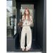 ICC Spring New High-Style Dark Blue Scythe Pants With Unique Pockets For Women 10643_mkmklike.com