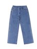 Women's High-Waisted Wide Leg Jeans Studded Slimming Straight Leg Pants American High Street Style Heavy Metal Design_mkmklike.com