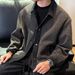 Autumn Men's Hot-Selling Patchwork Lapel Jacket Trendy Handsome Coat Fashionable Versatile Elegant High-Quality_mkmklike.com
