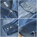Northfold 8807 Japanese Retro Denim Long Sleeve Trendy Versatile Gradient Casual Men's Shirt Jacket One Piece Dropshipping_mkmklike.com