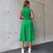 women's clothing combed lapel waist temperament dress long dress _mkmklike.com