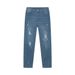 American Style Youth Slim Fit Men Trendy Pants Hot Sale Ripped Skinny Jeans_mkmklike.com