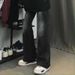 BOY Spring And Autumn American Retro Jeans Loose Fit Stylish Casual Wide-leg Trdy Brand Ins High Street Flared Pants For_mkmklike.com
