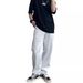 Summer Trendy High Street Vibe Style White Ripped Jeans Men's American Loose Straight Leg Casual Versatile Long Pants_mkmklike.com