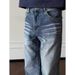 Vintage Washed Jeans – Distressed Straight-Leg Denim For Men (M-Xxl, Classic Blue) Comfortable Straight Fit_mkmklike.com