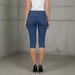 Women's Slimming Mid-Length Jeans – Stretch Denim Capri Pants For Summer, Casual & Office Wear (Mid Blue, S/M/L/Xl)_mkmklike.com
