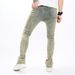 Men's Stretch Slim Fit Vintage Distressed Jeans - Retro Washed Denim Pants With Tapered Leg & Mid-Rise Waist (Color 909, Xs-Xxl)_mkmklike.com