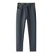 Lyocell Light Luxury Embroidered Men's Casual Pants Autumn And Winter High End Business All Match Trendy Fashion Stretch Straight Pants_mkmklike.com