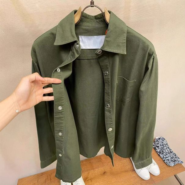 Nanyou High-Quality 2025 Amir Style Spring Men's Solid Color Cardigan Jacket Simple Versatile Casual Top Original Order_mkmklike.com