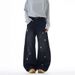 Men's Clothing & Archer0603 & Autumn American Cartoon Bear Embroidered Jeans Men's Retro Washed Loose Straight Leg Casual Pants_mkmklike.com