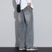 Autumn And Winter Jeans Men's Clothing American Retro High Street Trendy Men's Pants Loose Straight Jeans Men_mkmklike.com