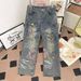 Men's Clothing Jeans For Men In Summer Loose And Casual Versatile Trendy Brand High Street Vibe Pants_mkmklike.com