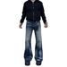 Men's American Style Washed Vintage Whiskered Straight Leg Wide Leg Jeans High Street Clean Fit Trendy Plus Size_mkmklike.com