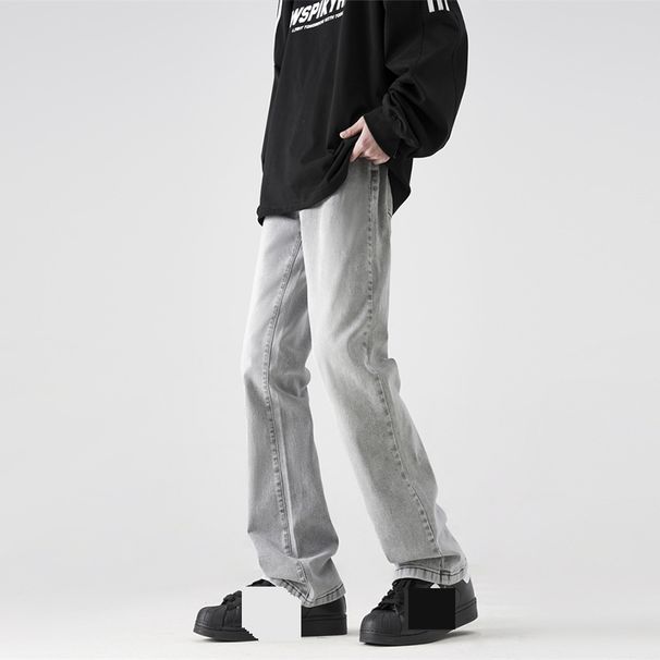 Men's Clothing Stretch Jeans For Men And Women Thickened Loose Straight Casual Pants Cleanfit Flared Pants_mkmklike.com