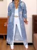 K Fashionable Loose Ripped Denim Long Jacket_mkmklike.com