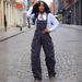 Women's Clothing Loose Denim Suspenders Fashion Multi Pocket Jumpsuit_mkmklike.com