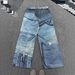 Men's American Trend Loose Ins Fashion Brand High Street Wide Leg Jeans_mkmklike.com