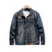 Spring And Autumn American High-End Men's Trendy Workwear Jacket, Washable Versatile Outerwear, Casual Denim Jacket_mkmklike.com
