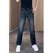 Men's Slim Straight Jeans | Stretch Comfort Fit | Classic Blue Denim Pants For Everyday Wear_mkmklike.com