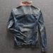 Cowboy Jacket Slim Fit Jacquard Distressed Jacket Casual Top For Teenagers_mkmklike.com