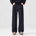 High-end Men's Explosive Primary Color Denim Jeans Men's Autumn And Winter Fleece Straight Washed Trousers American Wide-leg Pants_mkmklike.com