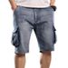 Men's Clothing Summer Fashion Functional Straight Cargo Shorts For Men Design Trendy Brand Outdoor Sports Five Point Jeans Men's Wear_mkmklike.com