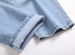 Suitable For All Seasons Ripped For Straight Leg Plus Size Light Blue Jeans Men_mkmklike.com