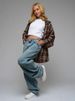 Classic Washed Denim Jeans For Women – High-Quality Cotton Mid-Rise Relaxed Fit Pants – Vintage Blue Casual Trousers_mkmklike.com