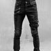 New Motorcycle Style, Trendy And Elastic Skinny Jeans_mkmklike.com