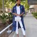 K New Denim Long Windbreaker Jacket With Holes Denim Jacket For Women_mkmklike.com