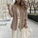 Women's Clothing Short Casual Knitted Tops Long Sleeve Jacket Coat_mkmklike.com