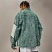 Men's Vintage Distressed Denim Jacket - Oversized Streetwear Button-Up Coat With Faded Print & Contrast Stitching_mkmklike.com