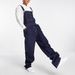 Men's Clothing Large Size Denim Overalls Loose Men's Denim Overalls Ripped Jeans Popular Suspenders_mkmklike.com