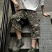 Men's American Retro Camouflage Cropped Jeans Trendy Summer Washed Frayed Edges Multi Pocket Loose Cargo Shorts_mkmklike.com