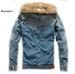 Loom Cross-Border Foreign Trade In-Stock Winter New Hooded Denim Jacket Fleece-Lined Thickened Cold-Proof Warm Men's Coat_mkmklike.com