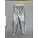 Women's Clothing Women's Baggy Jeans Women's New Elastic Waist High Waist Loose Slim Print Daddy Pants_mkmklike.com