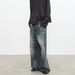 Vintage Washed Wide Leg Jeans - Unisex High Waist Denim Pants With 3D Whiskering, Retro Loose Fit, Straight Leg Comfort_mkmklike.com