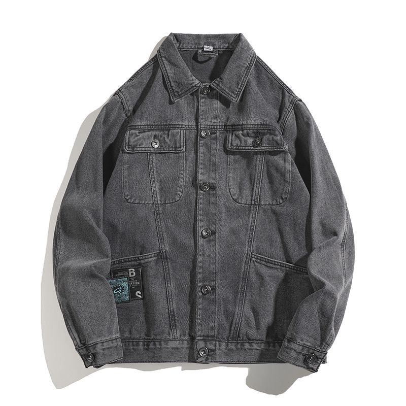 Cowboy Jacket, Men's Versatile Workwear Jacket, Men's Trendy Retro Jacket_mkmklike.com