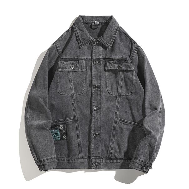 Cowboy Jacket, Men's Versatile Workwear Jacket, Men's Trendy Retro Jacket_mkmklike.com